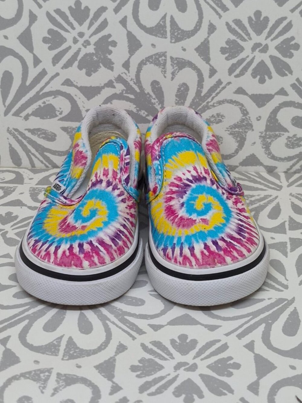 Vans Toddler Unisex Tie-Dyed Slip-on Loafer US Kids Size 5